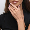 Goldring 585 Saphir 0,43 Karat Diamanten 0,14 Karat