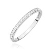 Goldring mit Diamanten rundherum 0,29 ct