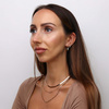 Goldband Halskette Adder 585 glatt 4 mm Länge 36-40 cm Choker