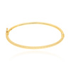 Gold steifes Kreisarmband glatt 585 Armreif gelbgold mit Schnappverschluss