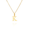 Gold-Anhänger 585 einfacher Kleinbuchstabe K