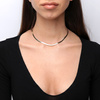 Goldband Halskette Adder 585 glatt 4 mm Länge 36-40 cm Choker