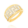 Goldring 585 breit geflochtenes Design