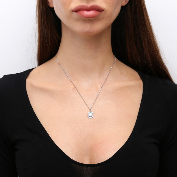 Gold-Ohrringe 585 ovale Rubine Diamanten 0,71 ct