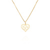 Gold 585 durchbrochener Herz-Anhänger