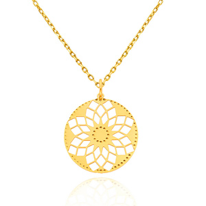 Gold 585 durchbrochener dicker Herz-Anhänger