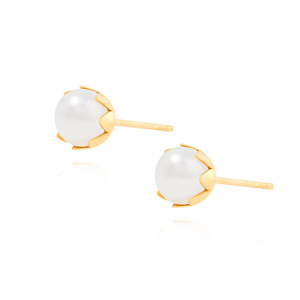 Gold 585 Perlenohrringe