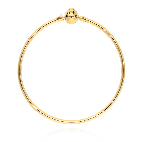 585 Goldarmband für Reize 2,5 mm modulare Basis starrer Armreif 19 cm