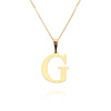 Gold-Anhänger 585 einfacher Buchstabe G Höhe 2 cm