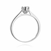Verlobungsring aus Gold mit 0,08 Karat Diamant-Illusionseffekt