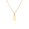 Gold-Anhänger 585 einfacher Kleinbuchstabe S