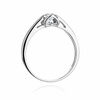 Verlobungsring aus Gold mit 0,09 Karat Diamant