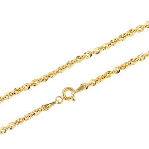 Goldkette 585 Fuchsschwanz 1,3 mm Länge 50 cm