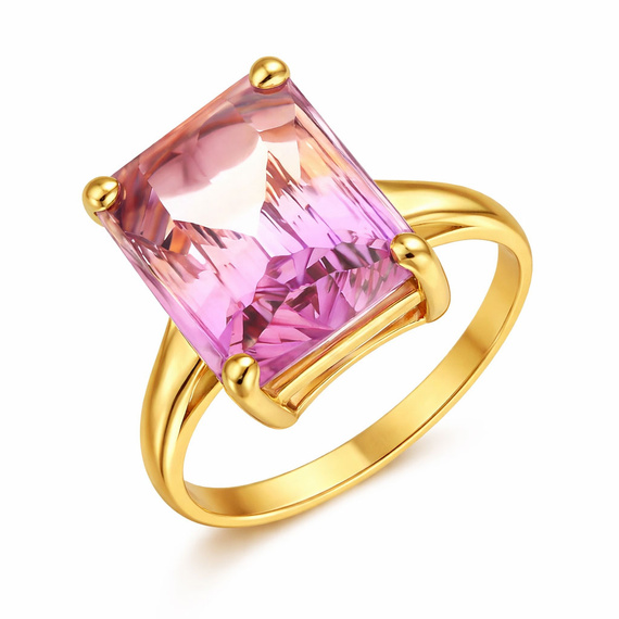 Goldring 585 Saphir 0,43 Karat Diamanten 0,14 Karat