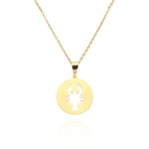 Goldanhänger 585 Tierkreiszeichen RAK Höhe 2,5 cm