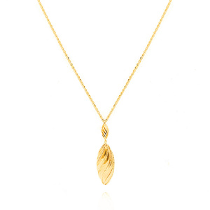 Goldkette Diamant Anhänger facettiert 585 Fußkettchen Kette