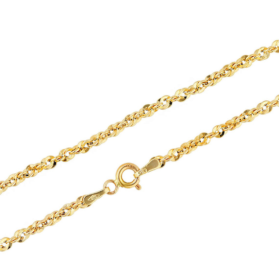 Goldkette 585 Fuchsschwanz 1,3 mm Länge 50 cm
