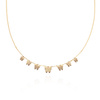 Gold 585 Choker Halskette Diamant Schmetterling Fußkettchen Kette
